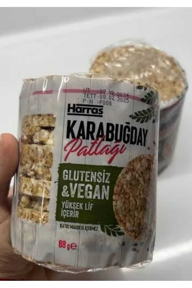 Karabuğday Patlağı Glutensiz ve Vegan 4 Adet X 88 gr - 5