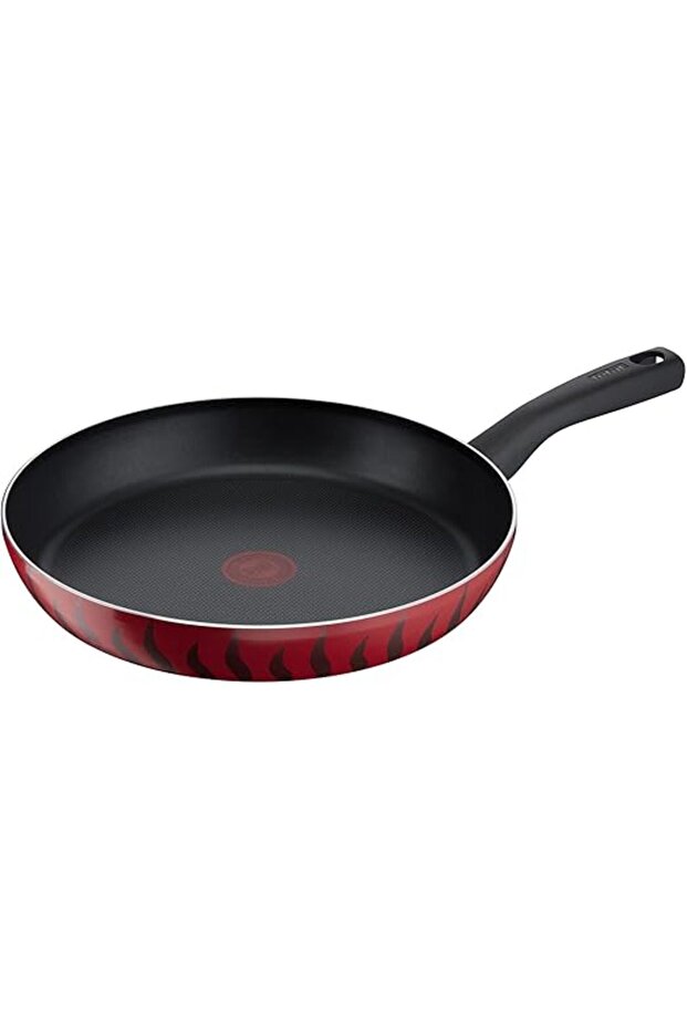 مقلاة G6 Tempo Flame مقاس 30 سم، غير لاصقة، Thermo Spot، أحمر، ألومنيوم C3040783