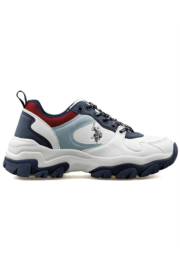 Tracky 4Pr Women's White-Blue Sneaker Shoes