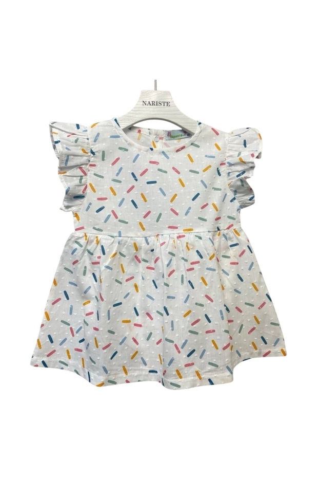 Colorful Stick Pattern Dress
