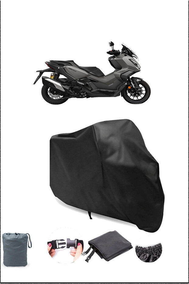 Black Honda Adv 350 Waterproof Durable Motorcycle Cover