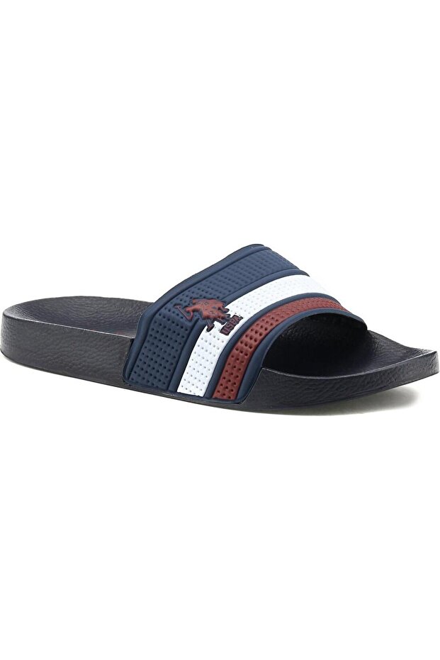 Base. Polo Assn Beach Pool Men's Casual Slippers Molda