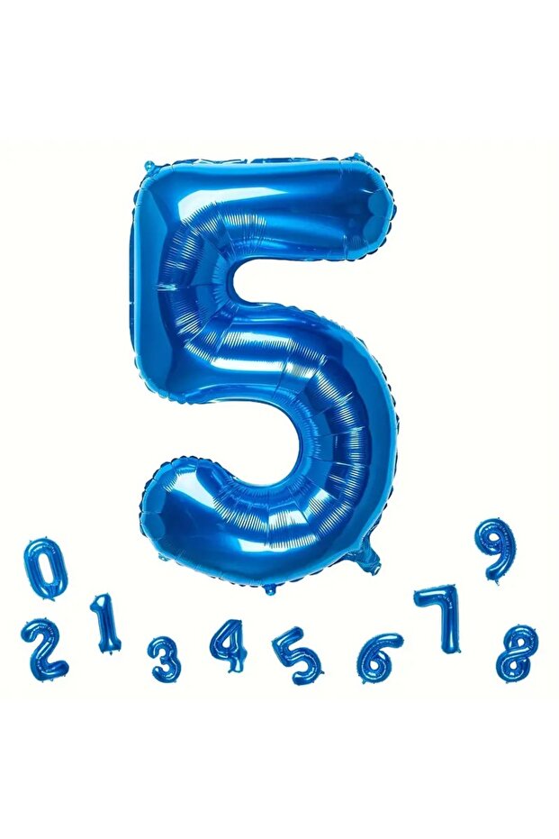 5 سنوات من العمر الرقم الأزرق