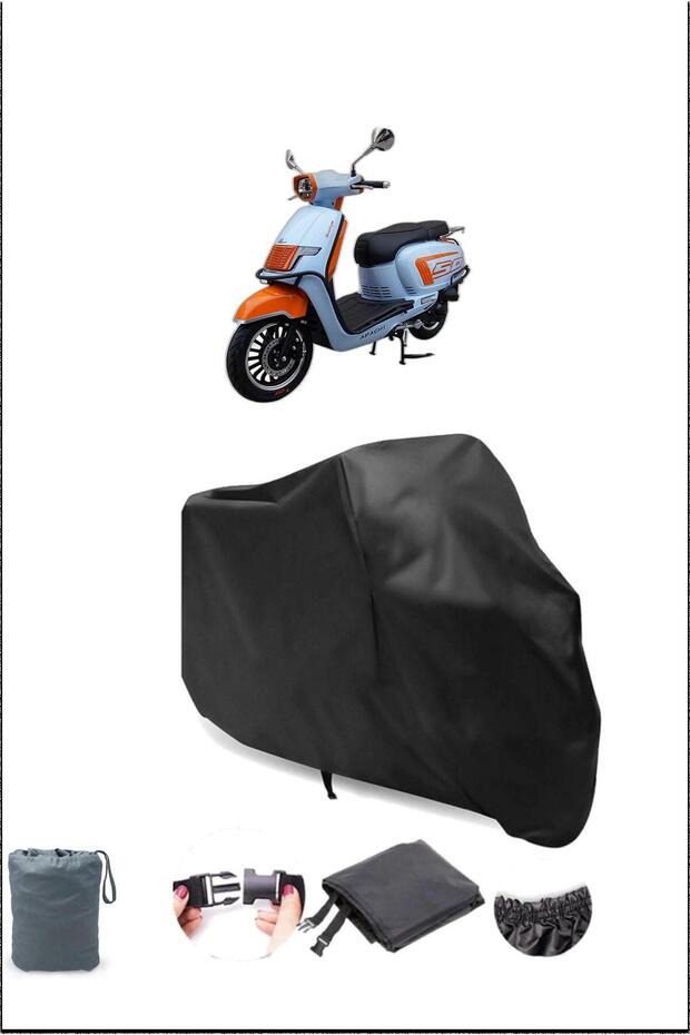 Black Apachi Beauty 50 Waterproof Durable Motorcycle Cover