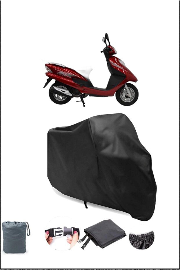 BLACK MONDIAL 125 Rt WATERPROOF DURABLE MOTORCYCLE COVER