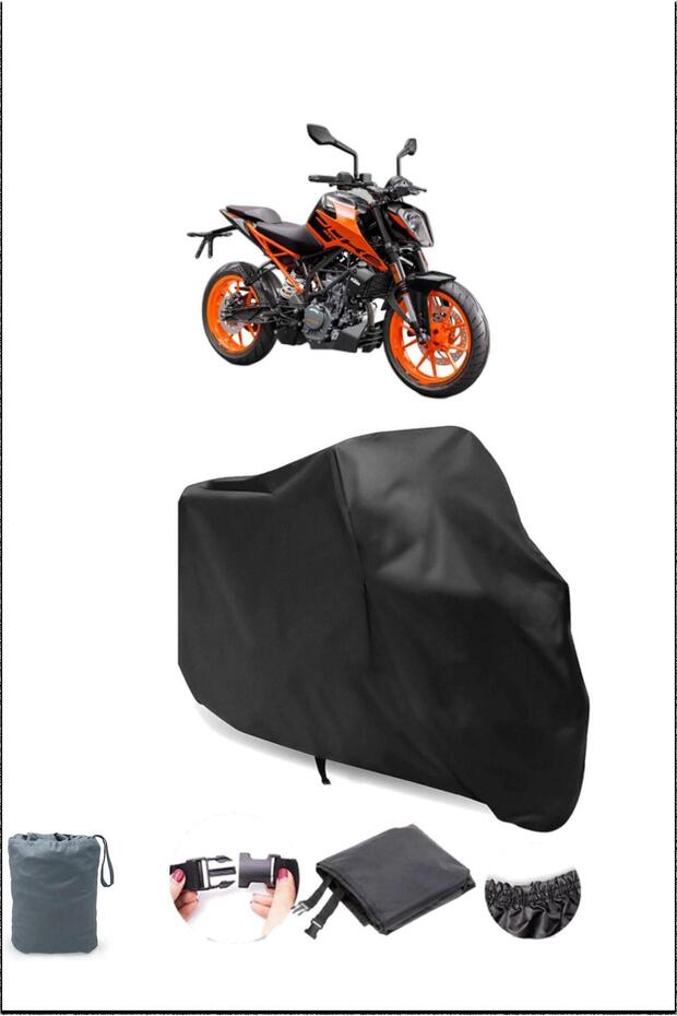 Black Ktm 200 Duke Waterproof Durable Motorcycle Cover