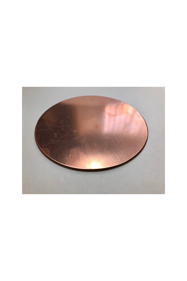 Saf Bakır Levha 12x12 cm 0.50 mm kalınlık 2 adet - 1
