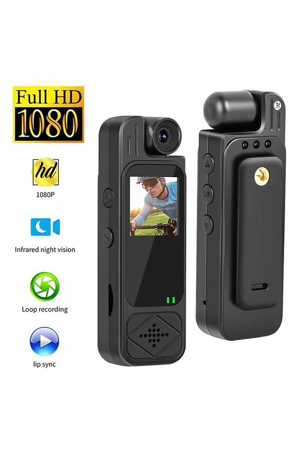 Mini Kamera 1.3 Inç Hd 1080P Güvenlik İçin Taşınabilir + Motor + Bisiklet + Doğa Kamerası - 1