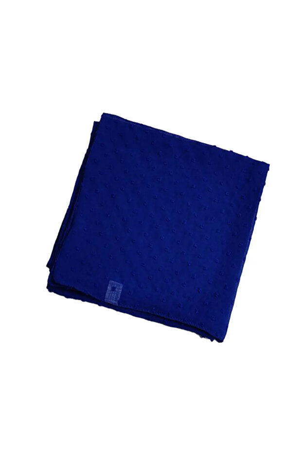 وشاح من الكريب المصري بلون سادة - Pıt Pıt - 1