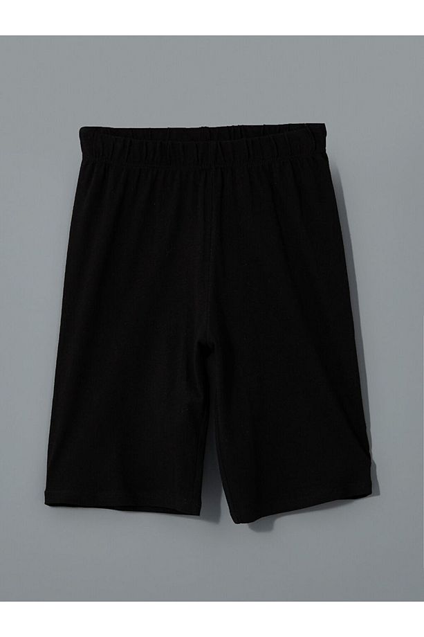 LCW Kids Bisiklet Yaka Erkek Çocuk Şortlu Pijama Takımı - 5