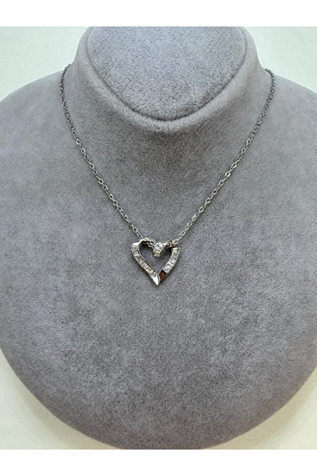 Saşa Heartsteel Necklace Special for Valentine's Day