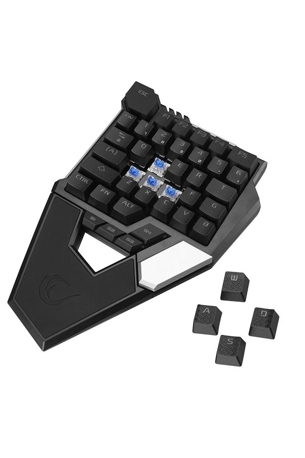 Kb-277 Omnı Siyah Örgülü Type-c Rgb 6 Farklı Aydınlatma Modu Q Mini Gaming Oyuncu Klavyesi - 4