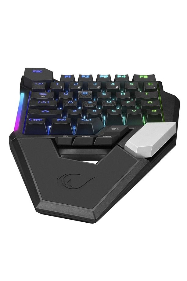 Kb-277 Omnı Siyah Örgülü Type-c Rgb 6 Farklı Aydınlatma Modu Q Mini Gaming Oyuncu Klavyesi - 7