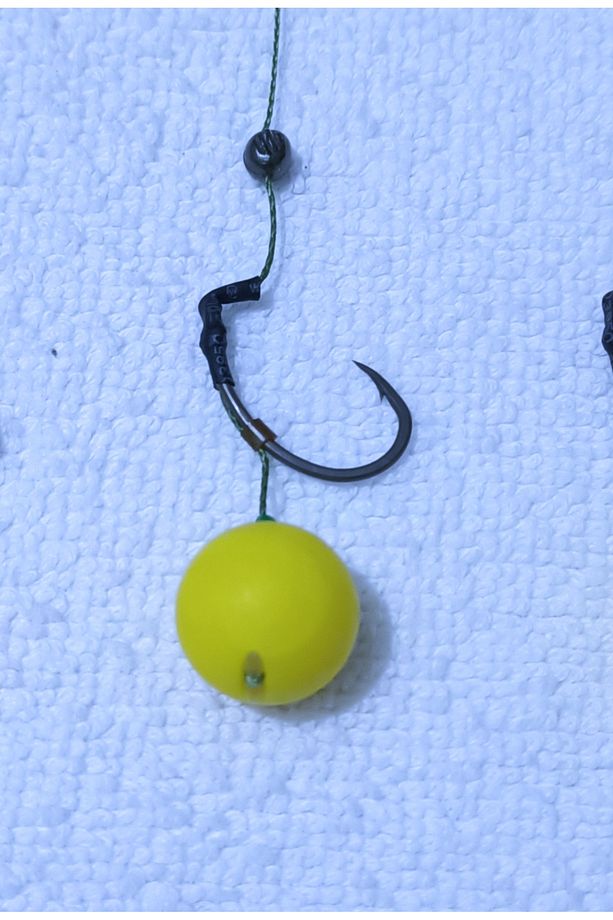5 Adet Küspeli Sazan Rig Takımı ( 14 Mm Sarı Pop Up'Lı ) - 4