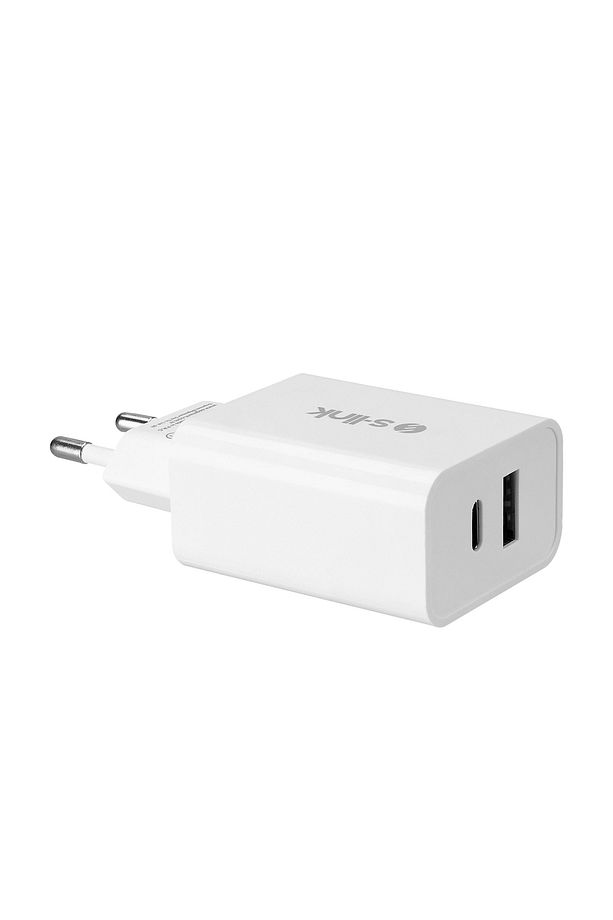 SL-EC60 20W PD3.0/Quick Charge QC3.0 Type USB-C +USB A Hızlı Beyaz Ev Şarj Adaptör - 3