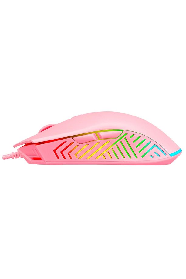 Smx-g68 Spear Pembe 12800 Dpı V2 Full Rgb Ledli Makrolu Drag Click Gaming Oyuncu Mouse - 4