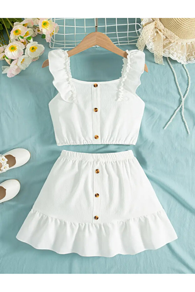Summer New Season 2-Piece Girl's Suit