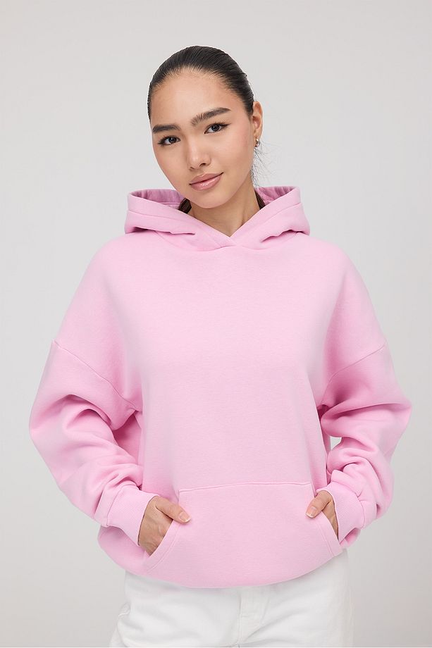 Kapüşonlu Şardonlu Basic Sweatshirt S1596-K5 - 2