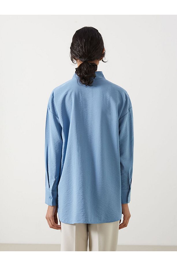 LCW Oversize Kadın Gömlek Tunik - 4