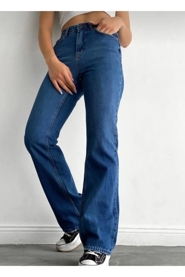 Aura Women - High Waist Palazzo Jeans