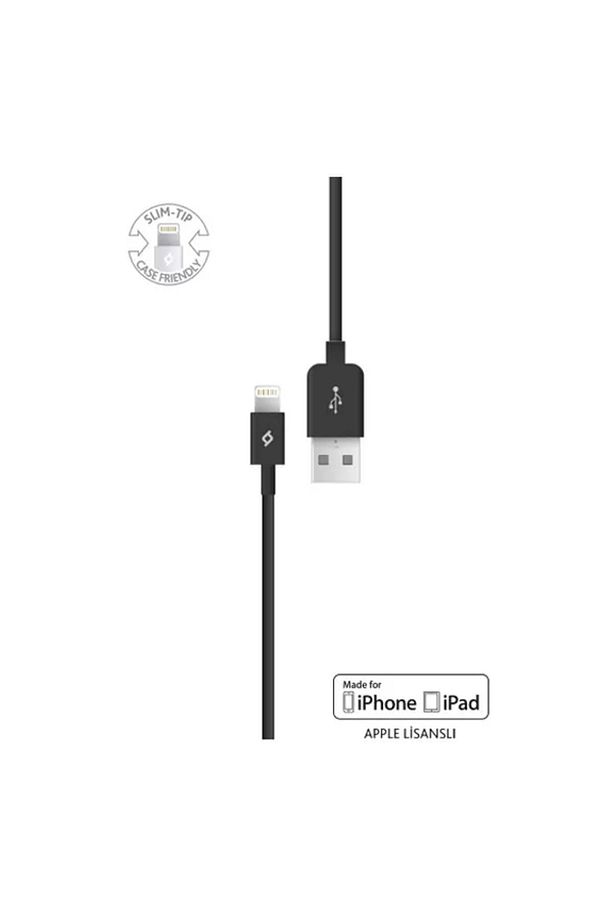 Mfi Lightning Usb Iphone Için Apple Lisanslı Şarj/senkronizasyon Kablosu 2dkm01s,siyah - 1