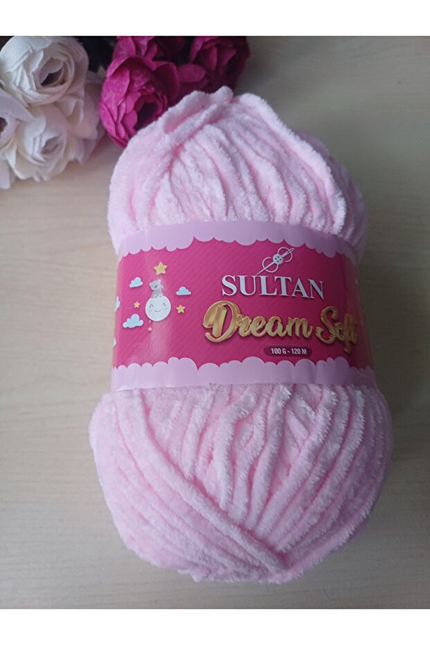 dream soft kadife ip açık pembe - 3