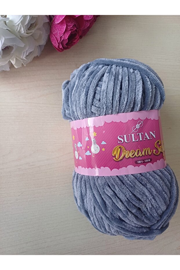 draem soft kadife ip açık gri - 3