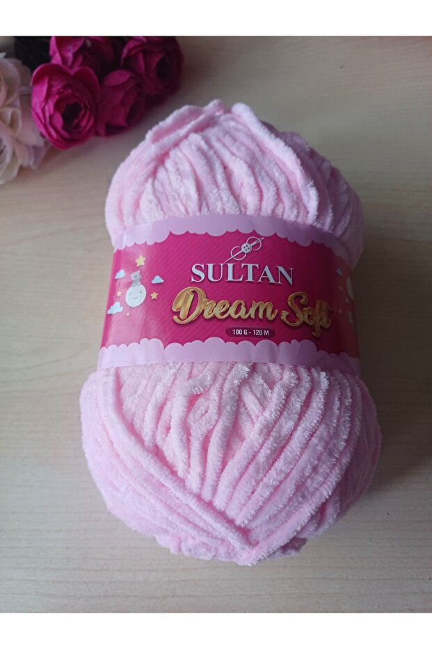 dream soft kadife ip açık pembe - 1