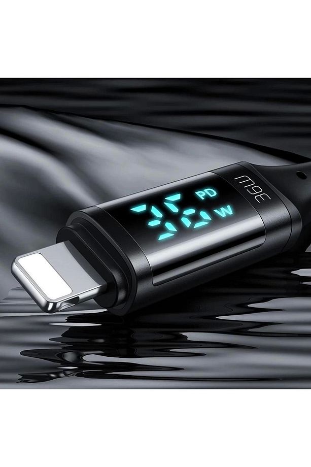 Ca-1030 36w Pd Typec Iphone Dijital Ekranlı Hızlı Data Şarj Kab - 3