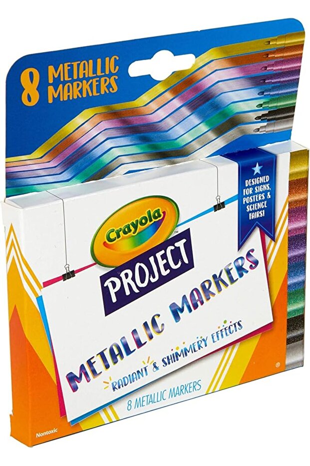 Project Metallic Markers 8ct CY58-8352