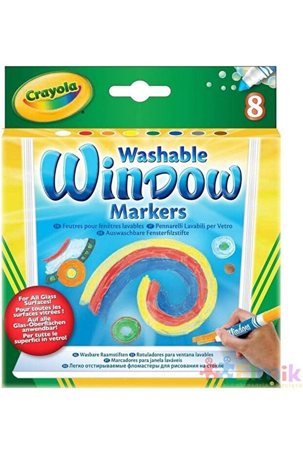 Washable Window Markers 8ct 58-8165