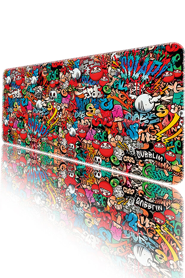 70X30 cm Gaming Player Mouse Pad Non-Slip Base Large Keyboard Mouse Pads Mousepad Graffiti