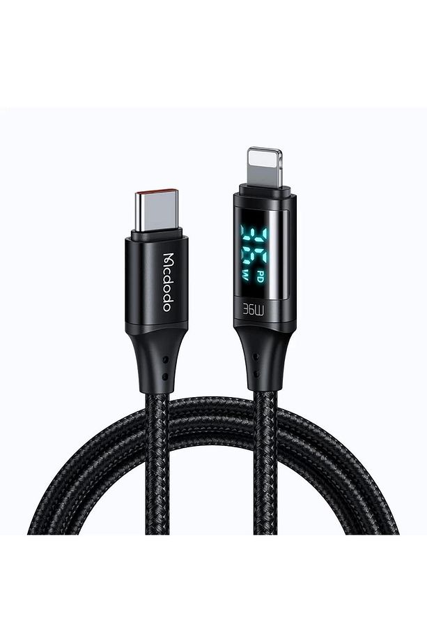 Ca-1030 36w Pd Typec Iphone Dijital Ekranlı Hızlı Data Şarj Kab - 1