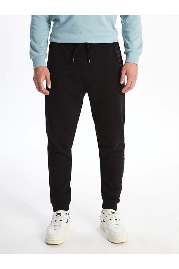 LCW Casual Siyah Slim Fit Erkek Jogger Eşofman Altı - 3