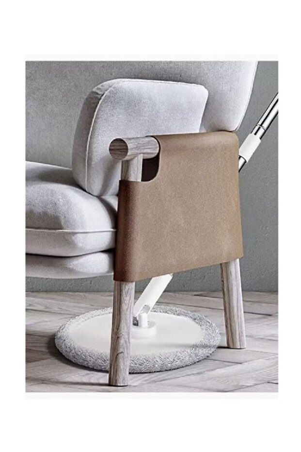 360 Degree Spin Mop and Bucket Set with Flat Design with Self-Separating Water System - 8