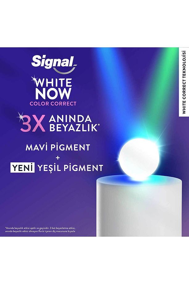 White Now Color Correct Uzun Süren Beyazlık Diş Macunu 75 ml X3 - 5