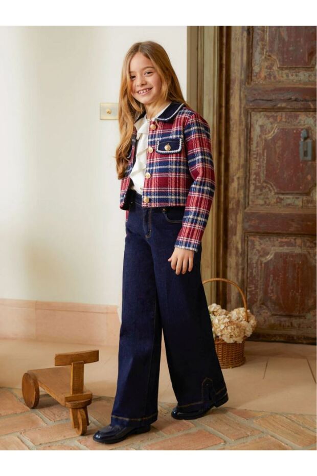 Abel&Lula Female Child Denim Trousers 5718