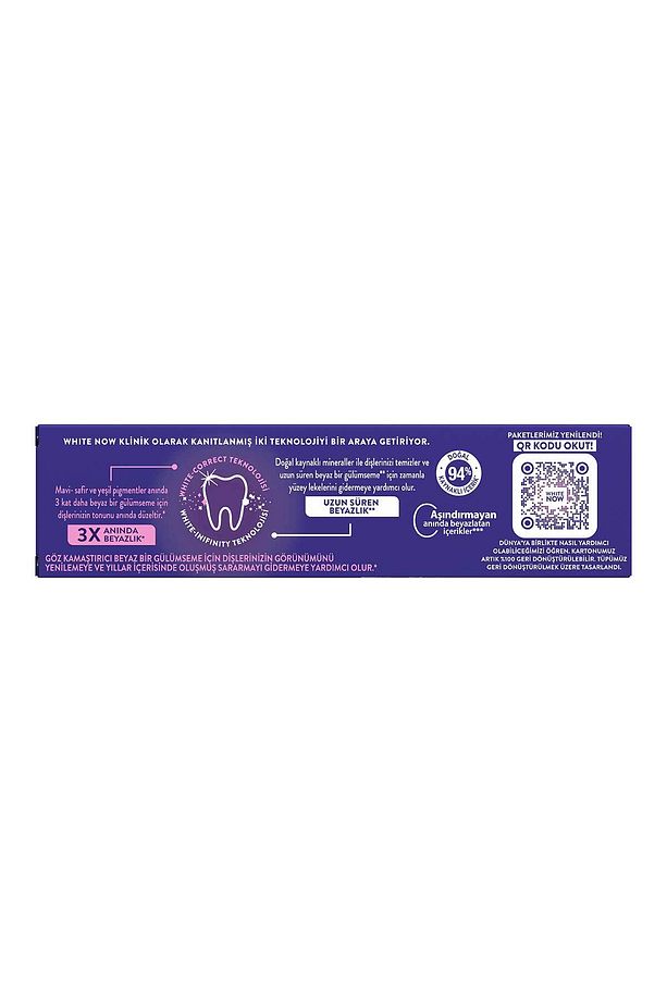White Now Color Correct Uzun Süren Beyazlık Diş Macunu 75 ml X3 - 7