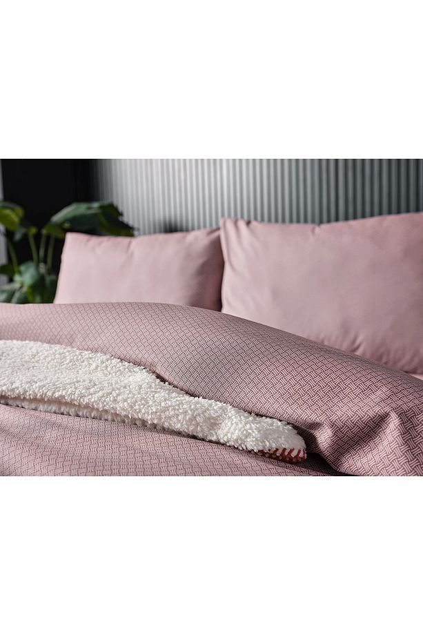 Pure Touch Nevresim Takımı Tek Kişilik Gül Kurusu - 3