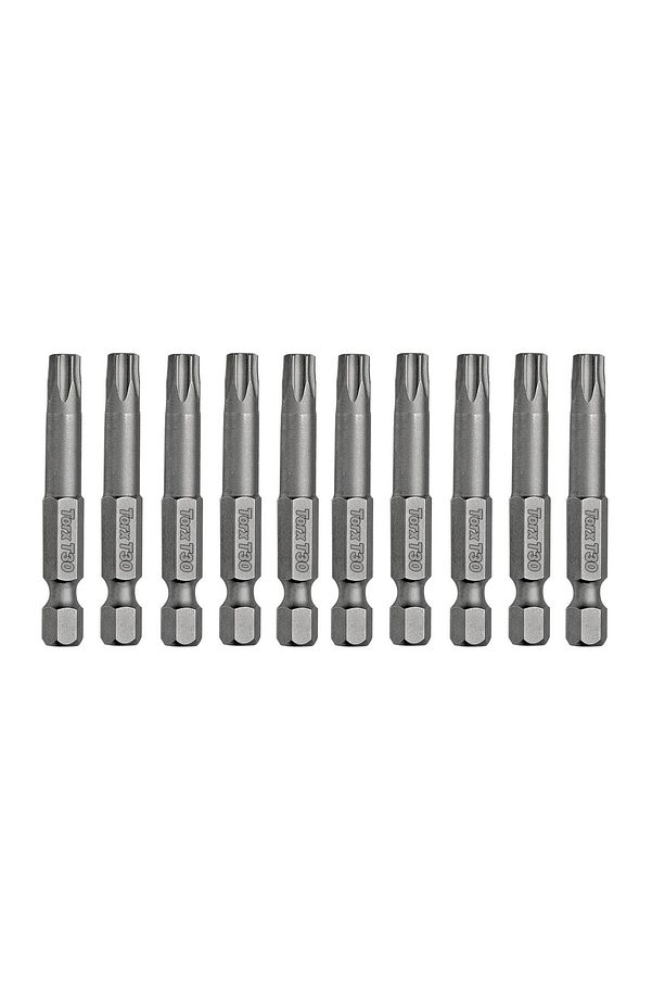 Mıknatıslı Torx T30 Bits Uç 75 mm 10'lu Set Kutulu Manyetik 1/4" Matkap Ucu Tork 7.5 cm Uzunluk - 4