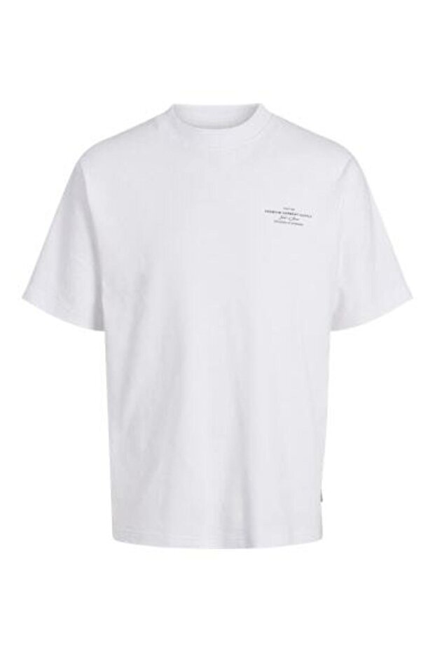 Jprblachad Brandıng Ss Crew Neck Tee Sn Men's T-Shirt 12259357 Bright White