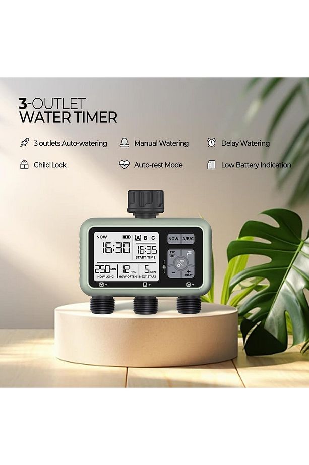 3 Çıkışlı Elektronik Sulama Zamanlayıcısı - 5