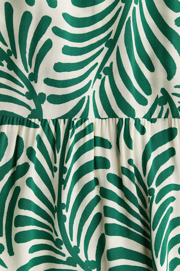 Viskoz Gömlek Elbise - 6