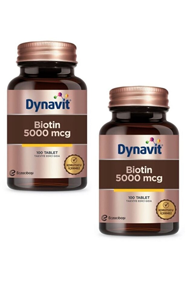 Biotin 5000 Mcg 100 Tablet 2 Adet - 1