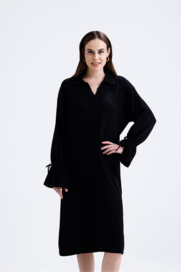 polo yaka elbise - 7