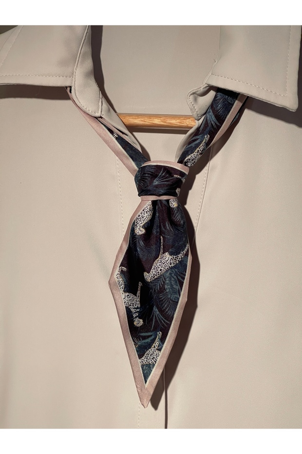 Design Kerchief, Rectangular Thin 87cm Shawl - 2