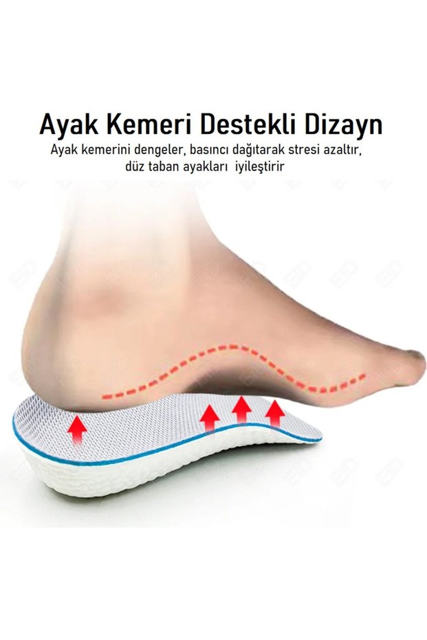Height-Increasing Foam Arc-Backed Booster Relaxing for Flat Sole Women Men Foot Health Foam