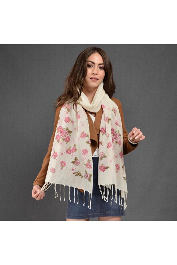 Elma Çiçeği Fular - 4