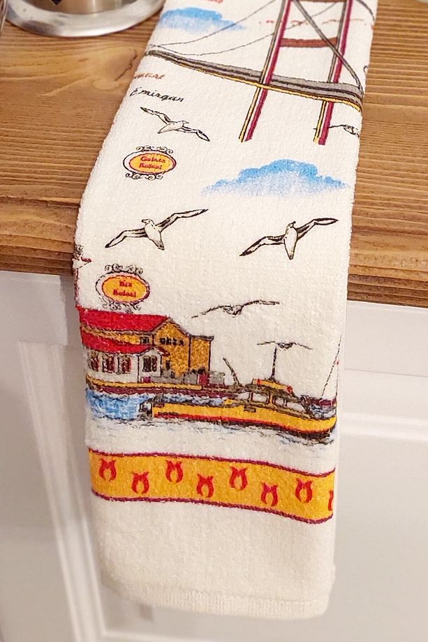 Baskılı Havlu | El Ve Yüz Havlusu | Mutfak Havlusu 30x50cm - 4