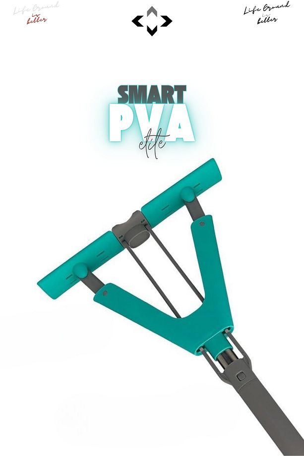 elite Smart PVA Kelebek Mop Sıkmalı Pva Mop Islak ve Kuru Yüzey Mopu Mikrofiber Temizlik Mopu - 6